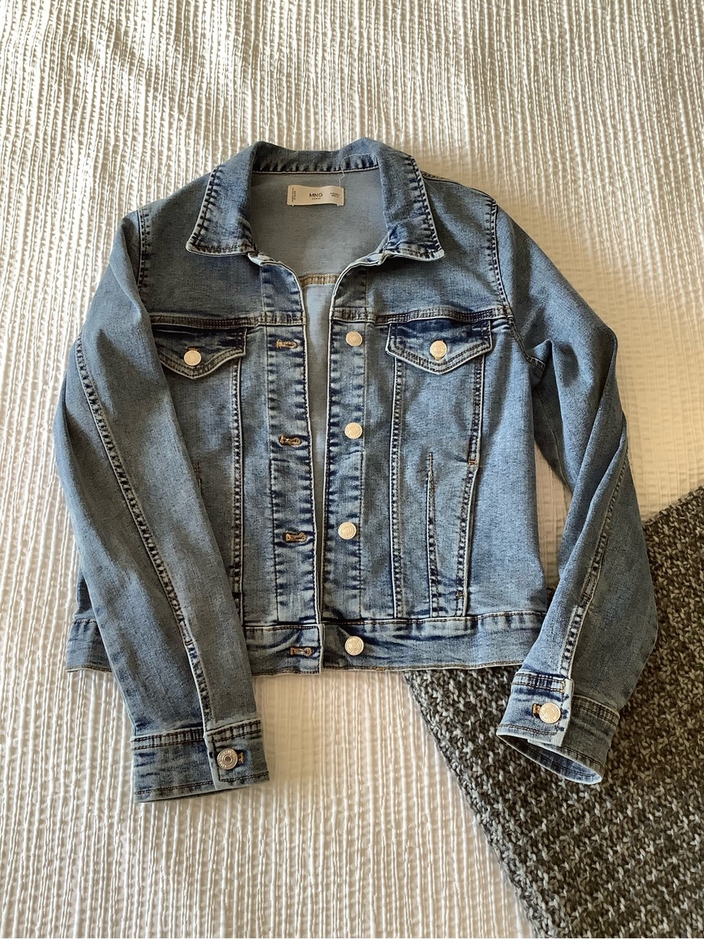 Mango MNG Light Blue Denim Jacket